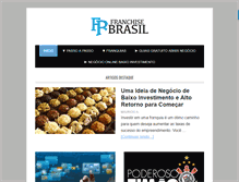 Tablet Screenshot of franchisebrasil.com